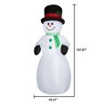 thumbnail image 2 of Bonhomme de neige géant gonflable de Noël, 2 of 6