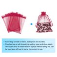 thumbnail image 3 of 100 Pcs Sacs en Organza 3.9x5.9 Pouces Pochettes à Cordon Sac en Filet Rouge Vin, 3 of 7