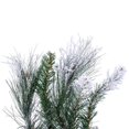 thumbnail image 2 of Vickerman G225736 36 Po Floqué Jackson Pin 195 Pointes Couronne&44; Vert & Blanc, 2 of 5