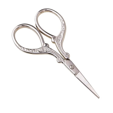 simhoa Ciseaux Cisailles à Coudre et à Broder en Acier Inoxydable Antique Outils Bricolage Argent
