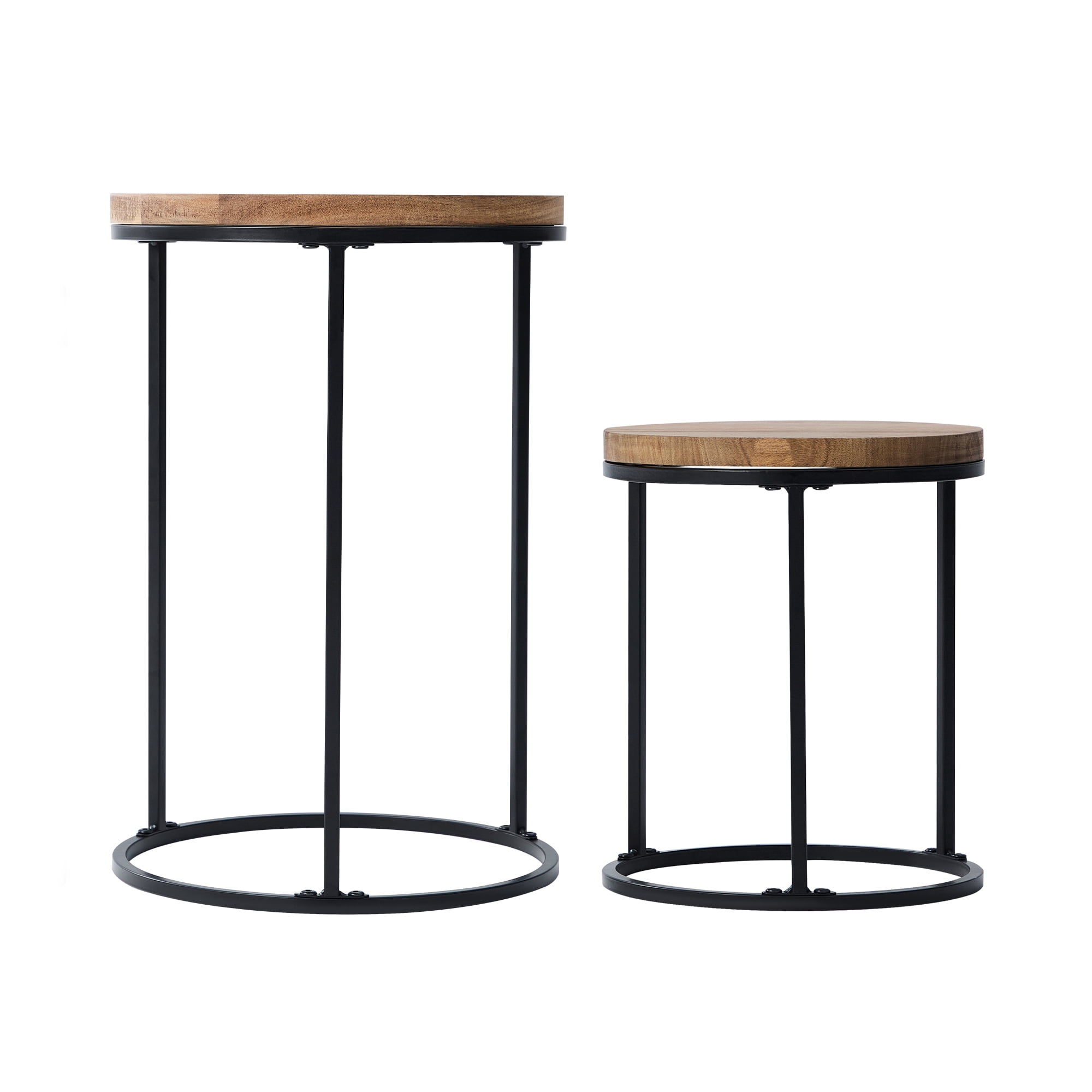 Better Homes and Gardens Support Pour Plantes Acacia, Pack 2, noir