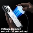 thumbnail image 3 of MagSafe pour iPhone 15 Plus, Étui avec Protecteur d'Écran, [Compatible avec MagSafe] Étui de Luxe Transparente Mince à Protection Intégrale Antichoc Robuste avec Pare-Chocs pour iPhone 15 Plus, Noir, 3 of 8
