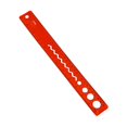 thumbnail image 1 of ZTTD 1 PCS Flexible Ruler Bendable Unbreakable Safe Soft Transparent Clear Shatterproof Clear Rulers Straight Flat Plastic Ruler for Home Office Adults (Type3-Red), 1 of 7