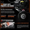 thumbnail image 4 of SuperHandy Gas-Powered Log Splitter - 7HP 209CC 25 Ton Hydraulic System 16" Max Wood Diameter, 4 of 7