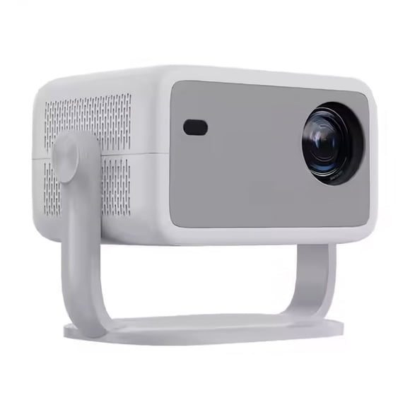 Projecteur 1080P Doré avec Wi-Fi et Bluetooth, Applications Intégrées, Projecteur Portable pour Intérieur/extérieur