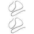 thumbnail image 4 of LNGOOR 2pcs 57inch Archery 12 Strand Bow String Bowstring for Recurve Long Bow Hunting (Black), 4 of 7