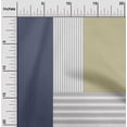 thumbnail image 2 of oneOone Rayon Gray Fabric Stripes Sewing Craft Projects Fabric Prints By Yard 56 Inch Wide, 2 of 4