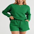 thumbnail image 2 of Ensemble de Sweat-Shirt et Short Assortis pour Pyjamas Féminins, 2 of 9