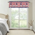 thumbnail image 4 of Independence Day Gnome Kitchen Window Valance Rod Pocket Polyester Curtain for Party and Home Decor, 4 of 6
