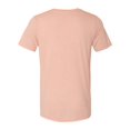 thumbnail image 2 of Bella  Canvas Unisex Crew Neck Triblend Short Sleeve Tee, M, Peach Triblend, 2 of 2