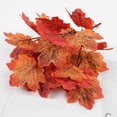 thumbnail image 4 of Birdeem Feuille d'Érable Rouge Simulation Décoration de Jardin Intérieur Cour Plante d'Ingénierie Aménagement Paysager Fausses Branches Plantes Vertes en Plastique, 4 of 12
