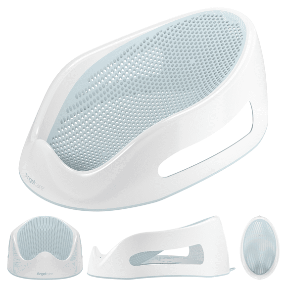 Angelcare® Soft Touch Baby Bath Support - Aqua, Baby Bath Support for newborn babies up to 6 months of age