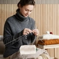 thumbnail image 4 of Meitianfacai Light Weight Ice Silk Thread Composite Yarn Hand Woven DIY Hollow Thread Hook Pack Summer Cool Hat Cushion Yarn, 4 of 4