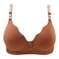thumbnail image 1 of EQWLJWE Woman's Comfortable Breathable Bra Underwear No Rims True Bras For Women, 1 of 1