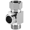 thumbnail image 2 of 5X Brass 3 Way Water Diverter Adapter Quickly Installation Bathroom Shower Bidet Angle Replacement Valve Connector, 2 of 8