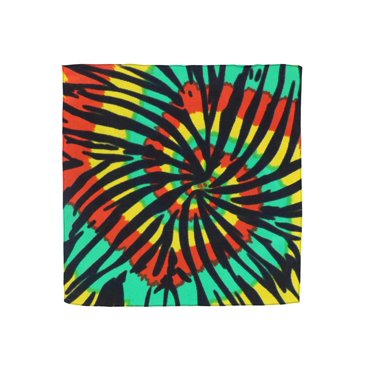 CTM® Cotton Reggae Tie-Dye Bandana