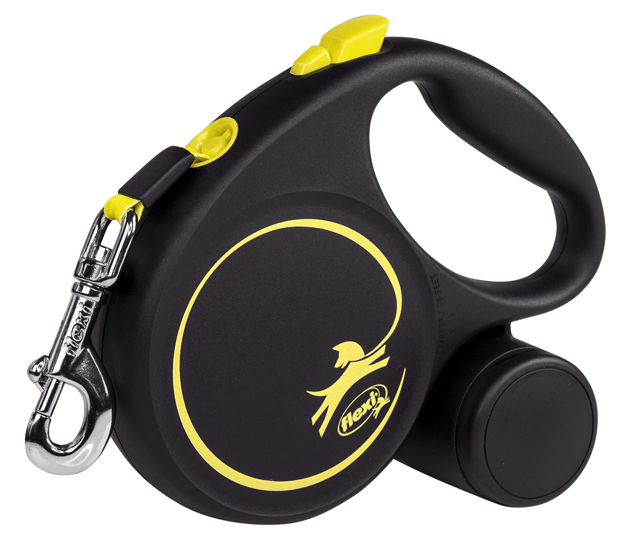 Flexi Small FUN Neon Reflective Retractable Dog Leash 5m/16ft