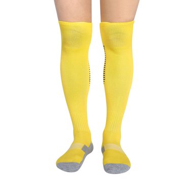 Soccer Socks,1Pair / Set Men Football Socks Sport Knee High Socks Exceptional Reliability