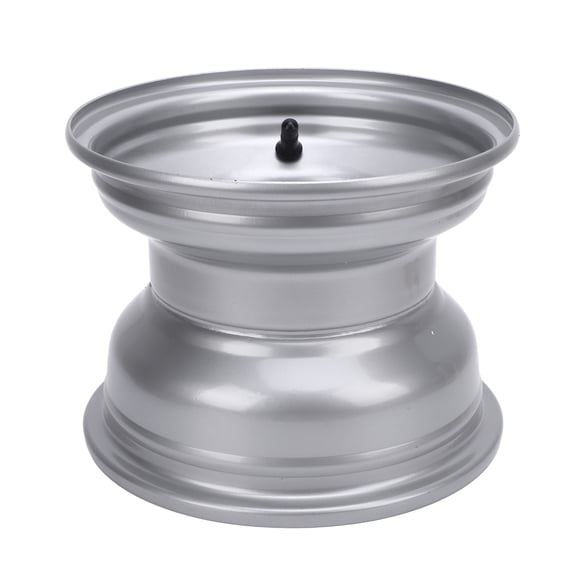 Jante de Roue de VTT 18 X 9.50-8 en Alliage d'Aluminium Haute Résistance Moyeu de Jante de 8 Pouces pour Karts à Pédales Chariots Argent