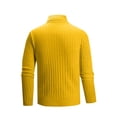 thumbnail image 4 of fatyb Chandail pour Hommes à Col Roulé Décontracté Tricoté Extensible à Manches Longues Hauts Chauds d'Automne Hiver pour Hommes, 4 of 5