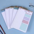 thumbnail image 4 of EGNMCR Back to School, Gift for Kids Weekly Plan B5 Flip Up Coil Notebook Schedule Book Color Portable Notebook Plan book, 4 of 9