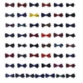 thumbnail image 2 of Men Colorful Pattern Formal Necktie Adult business bowtie Wedding Male Business Meeting Wedding Polyester Yarn Bowtie, 2 of 7