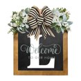 thumbnail image 1 of RXIRUCGD Last Name Year Round Front Door Wreath Decorative Hanging Plaques In Front Of The Door, 1 of 1