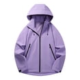 thumbnail image 1 of LOVZFMLL Jackets for Men's Outdoor Windproof And Waterproof Long Sleeved Hooded Jacket, 1 of 7