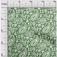 thumbnail image 2 of oneOone Cotton Silk Green Fabric Block Craft Projects Decor Fabric Printed By The Yard 42 Inch Wide, 2 of 5