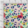 thumbnail image 2 of oneOone Rayon Blue Fabric Block Dress Material Fabric Print Fabric By The Yard 56 Inch Wide, 2 of 6
