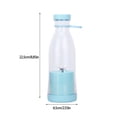 thumbnail image 3 of EGNMCR Electric Juicer Travel Hiking Cup Picnic Portable 420ml Home Juices Juicer Cup With Lids For Lemons portable juicer, 3 of 8