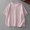 🔥 Pink, variant on Sentmoon Athletic Tops for Women Short Sleeve Crew Neck Clothing Button Down Linen Regular Fit Breathable Women's T Shirts with Pockets Fashion Hawaii