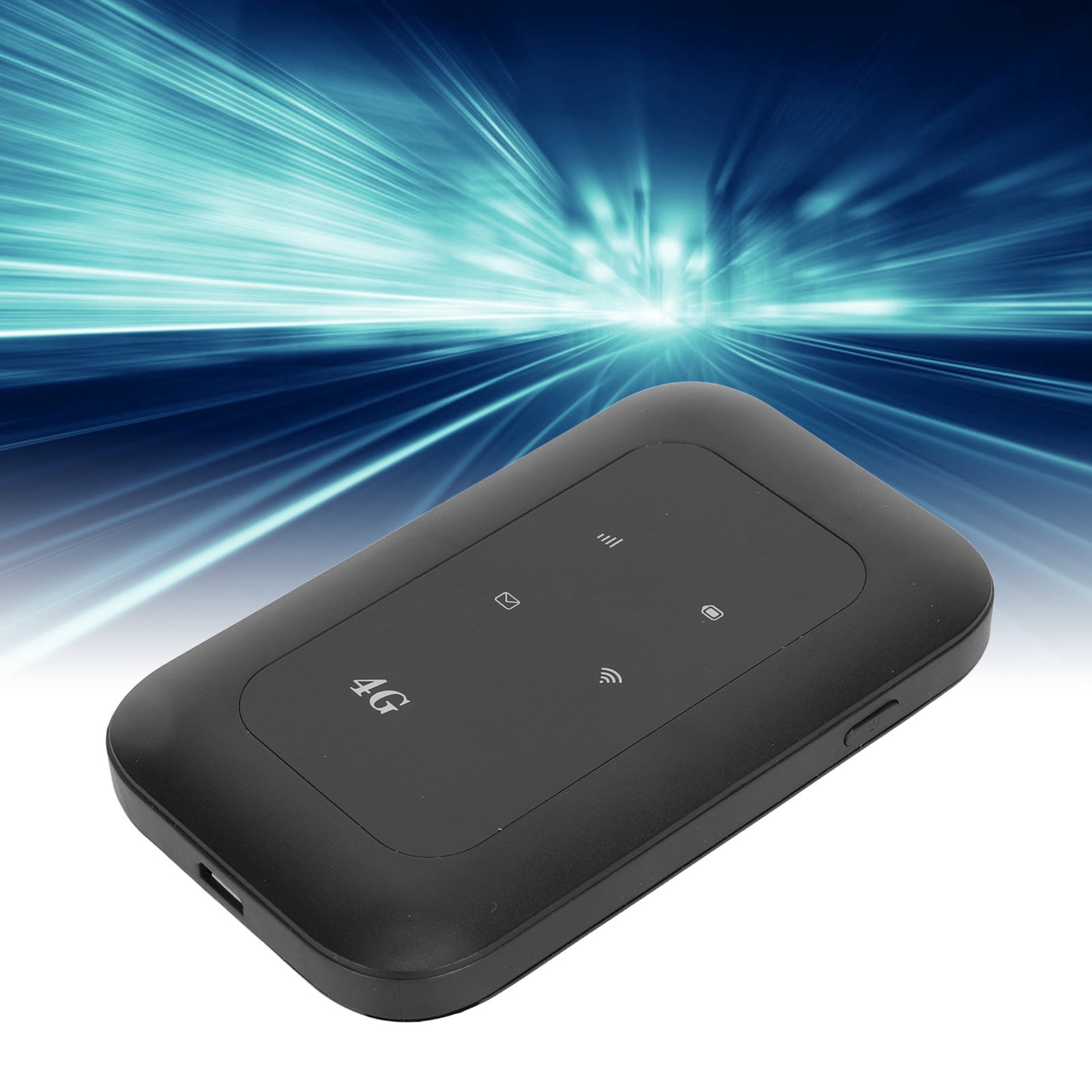 4G LTE Portable WiFi, 4G LTE Mobile Hotspot Multifunctional Support 10 Users Connections 150Mbps with SIM Card Slot for Car