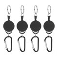 thumbnail image 2 of Telescopic Key Ring, Durable Portable Telescopic Keychain, Zinc Alloy For Home Or Family Daily Furniture, 2 of 8