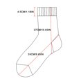 thumbnail image 3 of SNNROO Unisex Fashion Trend Diamond Medium Tube Socks Fashionable And Comfortable Socks, 3 of 3