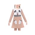 thumbnail image 1 of Robe Fille Beige Cartoon Dog Poche Manches Longues Coton Décontracté 6 Ans, 1 of 7