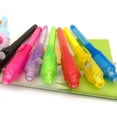 thumbnail image 4 of Musbetu Invisible Ink Pen Built in UV Light Magic Marker Gift Student School Stationery, 4 of 7