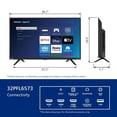 thumbnail image 3 of Restored Philips 32" Class 1080p FHD Roku Smart LED TV (32PFL6573/F7) - Open Box, 3 of 3