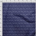 thumbnail image 4 of oneOone Velvet Dark Blue Fabric Block Craft Projects Decor Fabric Printed By The Yard 58 Inch Wide-8E, 4 of 5