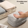 thumbnail image 4 of Organizers and Storage,Travel Clothes Storage Bag Compression Organizer Split Bag Portable Clothes Luggage Clothes Organizer Bag,Storage Bag Organizer,Travel Bags Organizer for Luggage, 4 of 6