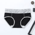 thumbnail image 4 of RKSTN 4Pc Womens Boxer Briefs High Waist Full Coverage Briefs Soft Breathable Postpartum Panties Patchwork Color Stretch Underpants, 4 of 9