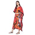 thumbnail image 4 of Robe Maxi pour Femmes en Polyester, Caftans, Robe Ample, Grande Taille, Manches Kimono, Long Kaftan, Robes de Soirée, Kaftan Décontracté d'Été, 4 of 6