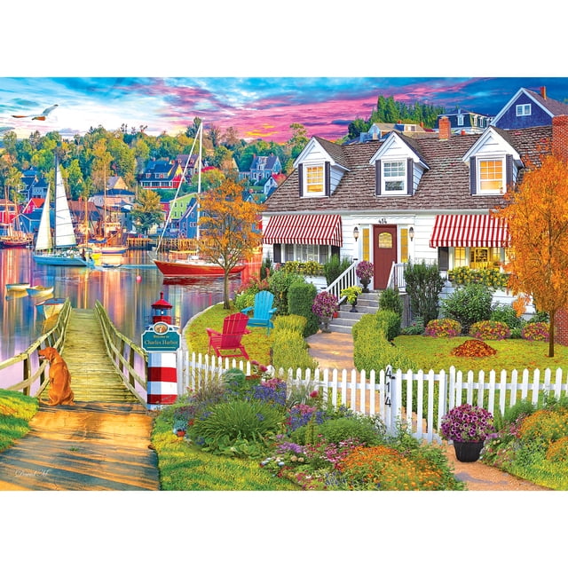 RoseArt - Favorite Places 1000-Piece - Charles Harbour- Adult Interlocking Puzzle