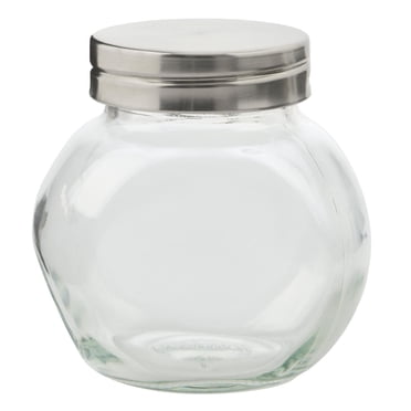 Trudeau Marshall Spice Jar, 210ml, Glass, Stainless Steel Sugar or Spice Shaker