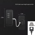 thumbnail image 3 of Refrigerator Lock 1 Piece Black Combo Combination Combination Refrigerator Lock Kids Refrigerator Lock Adhesive Refrigerator Door Lock Child Safe Refrigerator, 3 of 8