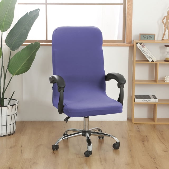 Limited Time Violete Solid Color Brushed High Elastic Chair Cover Soft And Comfortable Chair Seat Cover -proof And Dirt- Chair Slipcover Suitable For Dining Chair
