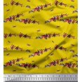 thumbnail image 1 of Soimoi Satin Silk Fabric Colorful Bird Printed Craft Fabric by the Yard 42 Inch Wide, 1 of 3