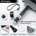 thumbnail image 4 of Long Range Green Laser Pointer High Power, Material Upgrade Laser Pointer Pen，2000 Metres Green Lazer Pointer Rechargeable for Hiking,Cat Laser Toy Laser Pointer Rechargeable, 4 of 6