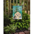 thumbnail image 2 of Carolines Treasures BB1630GF Christmas Tree And Buff Poodle Flag Garden Size, 2 of 3