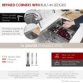 thumbnail image 3 of Stylish Undermount 36" Stainless Steel Double Bowl 60/40 Workstation Kitchen Sink with 7 accs S-636W, 3 of 13